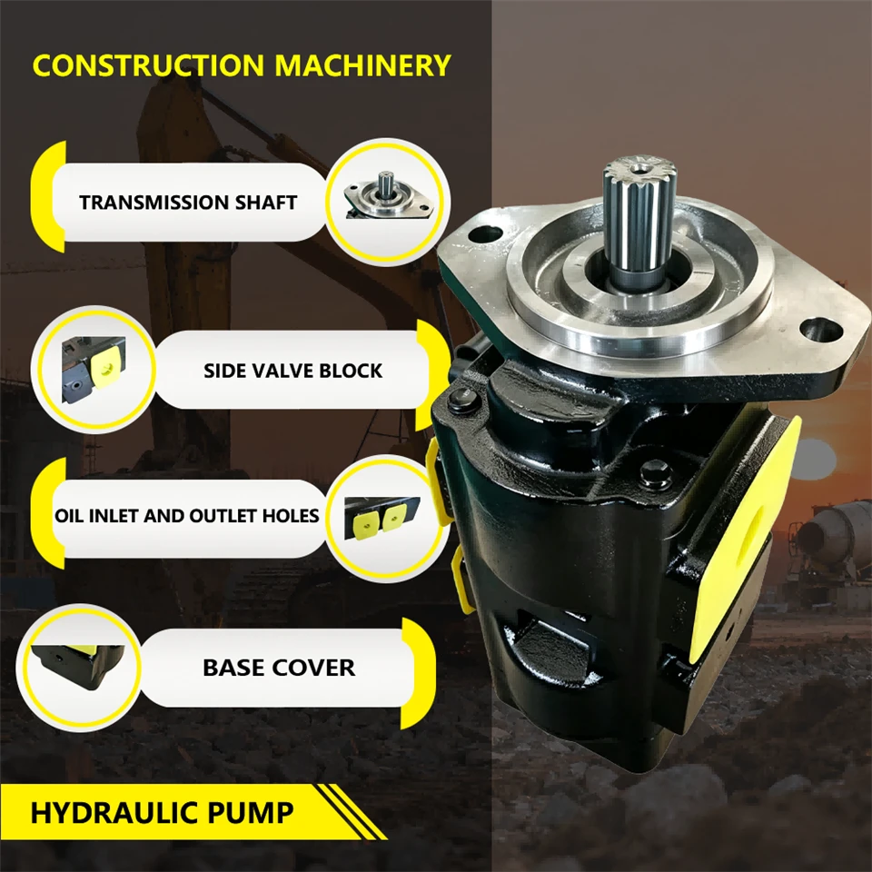 6102161M91 Genuine Parker Hydraulic Pump 37 + 37 CC/REV suppliers